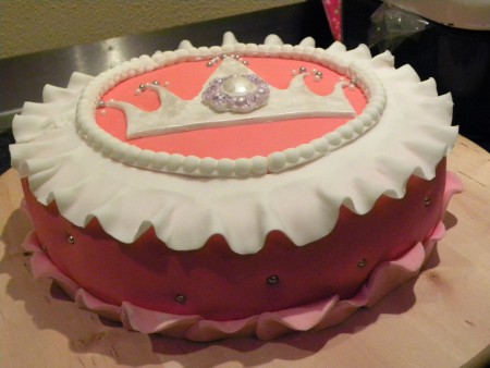 prinsessentaart voor tessa 5de verjaardag 27-8-12